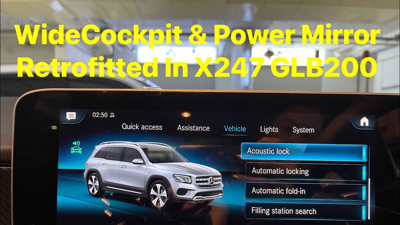 WideCockpit & Power Mirror Retrofitted In X247 GLB200