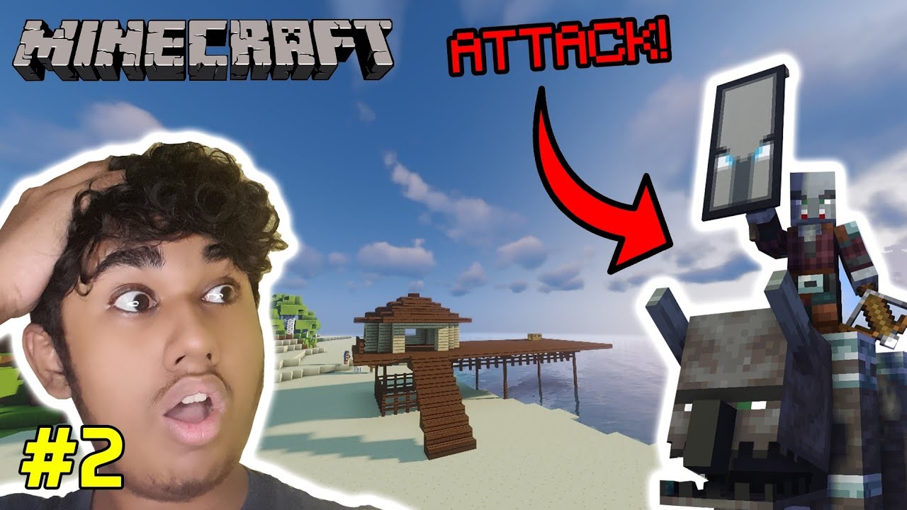 Minecraft Bauodden I GOT ATTACKED BY BAD GUYS! || Minecraft Survival Episode #2 ...