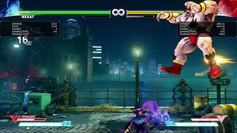 MENAT: 6x Fierce combo + Double Jump-in Combo