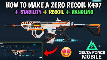 How to Make NO RECOIL K437 in Delta Force Mobile (Zero Recoil Build)
