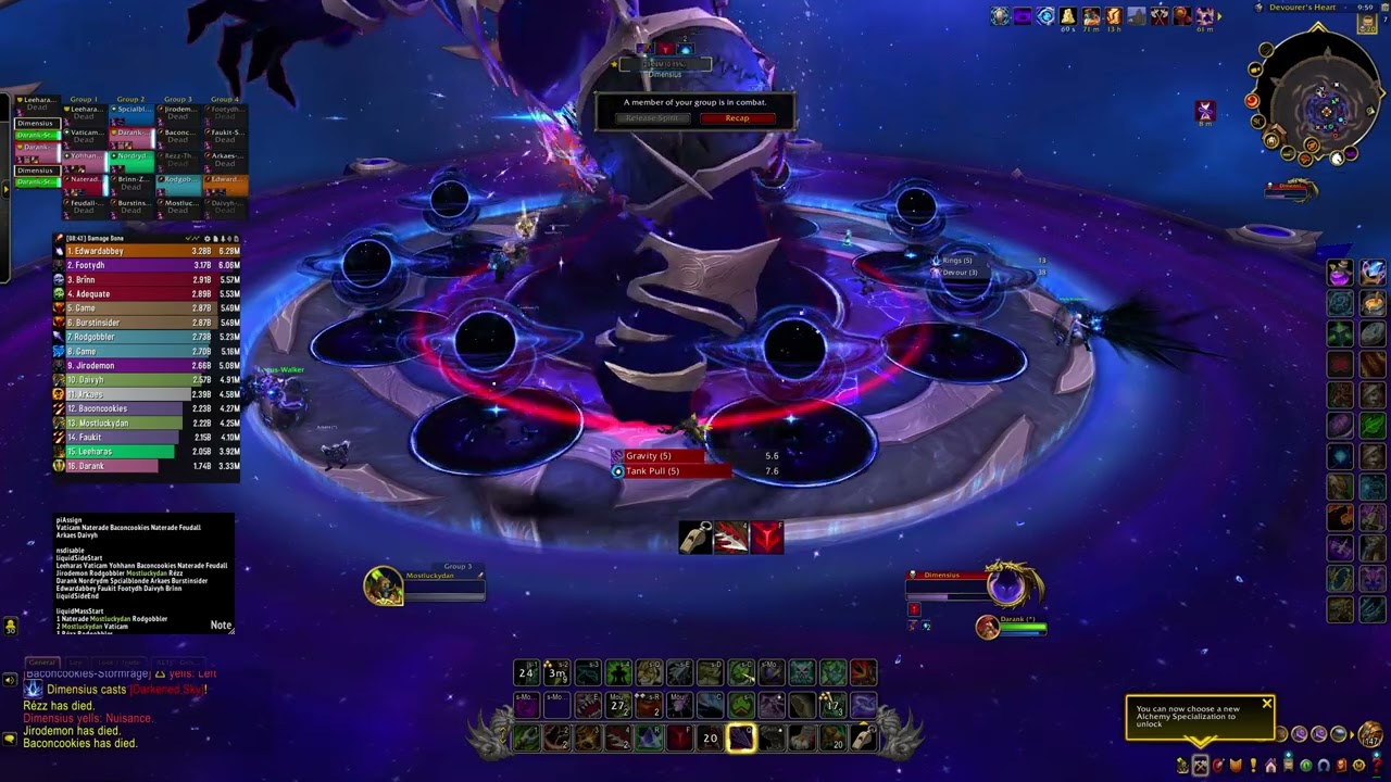 Mythic Dimensius Kill by Under Over -Zul'jin