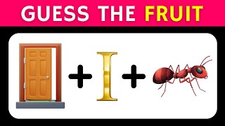 Guess the Fruit by Emoji 🍎🍌🍉 | Quiz Emoji