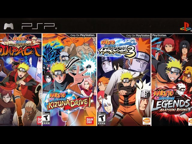 Naruto Games for PSP (old