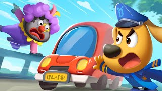 Monster on the Street | Traffic Safety | Kids Cartoon | Kids Stories | Sheriff Labrador | BabyBus