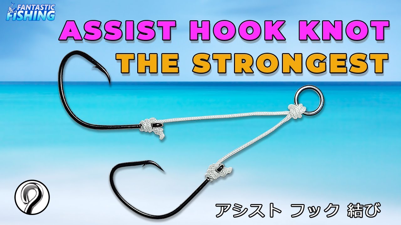 How To Tie The Assist Hook Knot With Solid Ring For Metal Jig Fishing  Easily. 