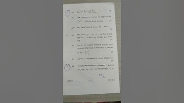 Mte 1 Calculus 2019 June question paper