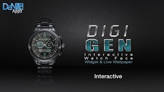 Digi-Gen HD Watch Face, Widget & Live Wallpaper screenshot 1