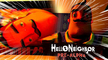 HELLO NEIGHBOR IN 2023 IS HILARIOUS AND SCARY!! (Hello Neighbor Pre-Alpha - ENDING)