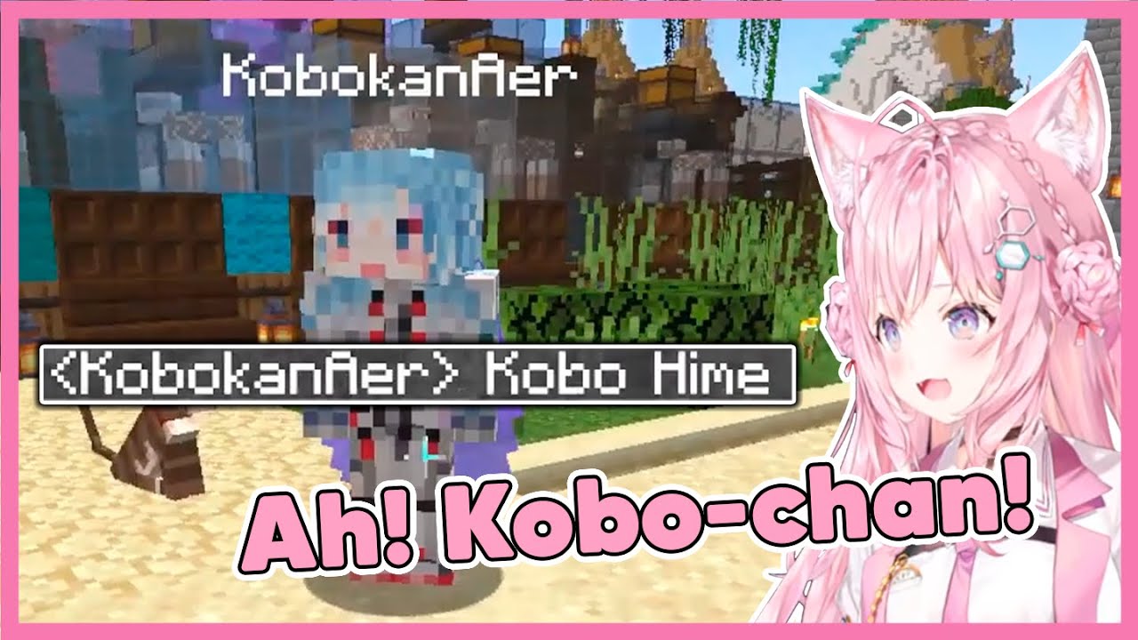 Koyori finally found Kaela's elytra room and meets p̶r̶i̶n̶c̶e̶s̶s̶  Kobo and Moona
