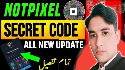 Notpixel Airdrop Secret Code Update || Notpixel Airdrop new update