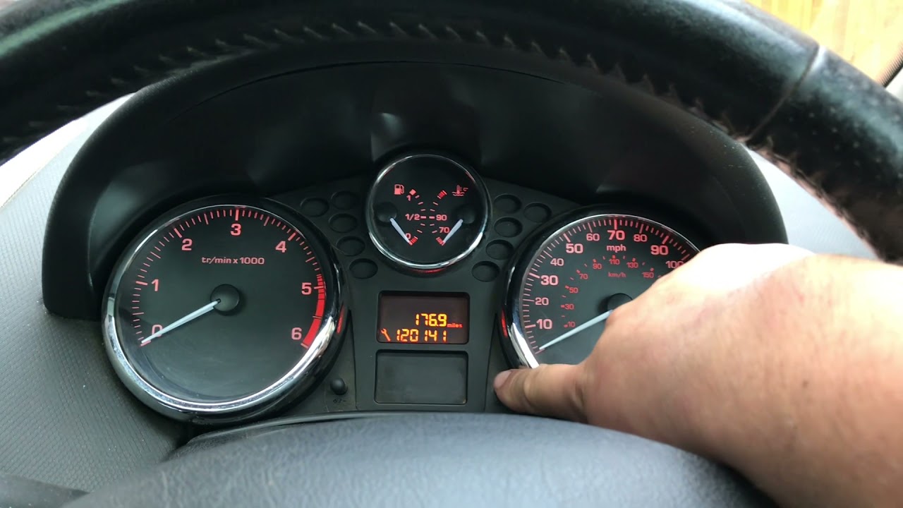 Peugeot 207 Service Reset - Youtube