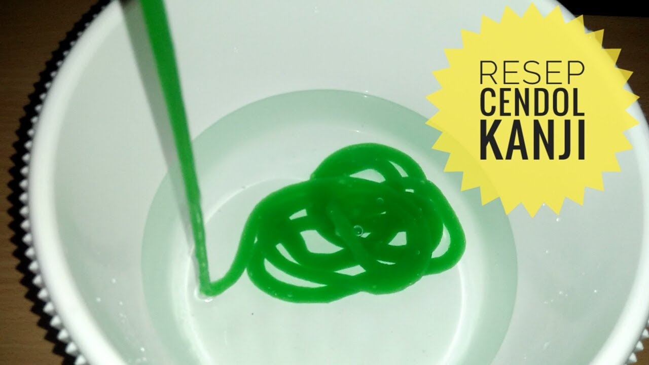 RESEP MEMBUAT CENDOL KANJI - YouTube