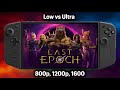 Last Epoch - Lenovo Legion Go - Performance Test (800p, 1200p, 1600p)