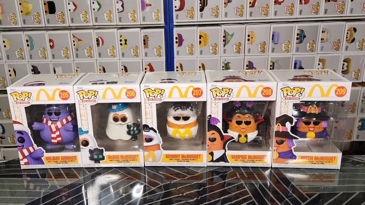 Unboxing: McDonald's Ad Icons Christmas and Halloween Holiday Funko Pop Vinyl Figures