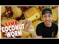 Eating LIVE Coconut Worms SUPER RARE Vietnamese Delicacy (5 Star)