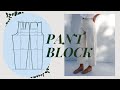 Make Pants that FIT from Scratch - Trouser Block Tutorial | LYDIA NAOMI