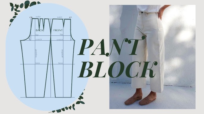 ✂️ How to Draft Basic Trouser × Pants Pattern Making × Sewing Tutorial 