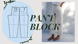 Make Pants that FIT from Scratch  Trouser Block Tutorial | LYDIA NAOMI