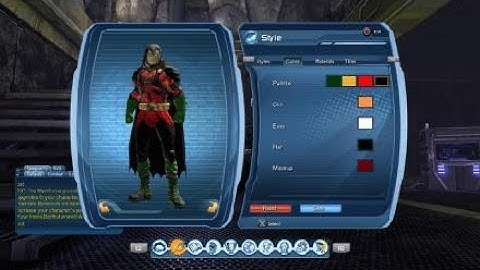 DCUO Damian Wayne Inspired Robin Outfit Showcase