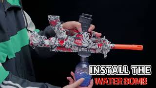 Gel Ball Blaster Automatic-M416 mini Red ，Splatter Toy Gun