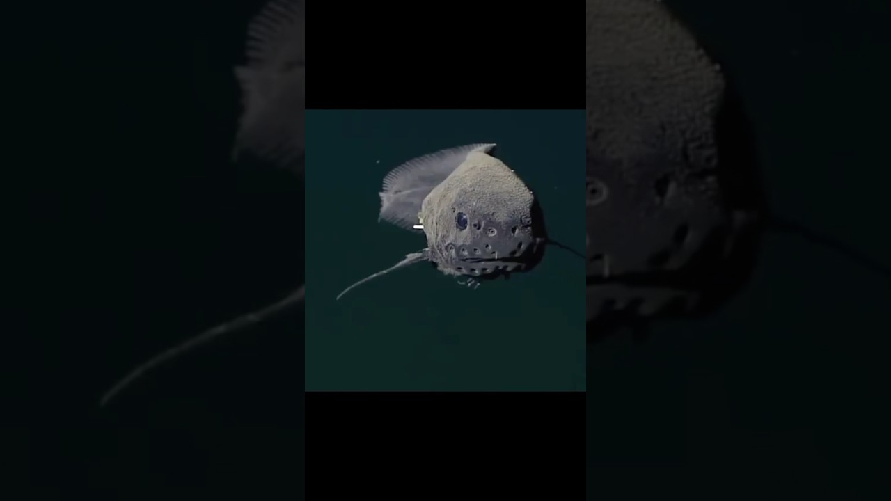 Deepsea threadfin snailfish (Careproctus longifilis) in first time video footage animals nature