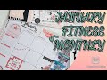 NEW FITNESS HAPPY PLANNER | SIMPLY LOVELY MONTHLY | PLAN WITH ME SETUP