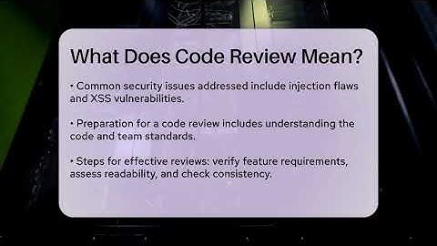 What Does Code Review Mean? - Next LVL Programming