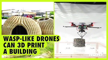 Wasp-like drones can 3D print a building | NEXT NOW