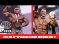 2023 Mr. Olympia Final Recap and Results: Derek Lunsford and Chris Bumstead Win!