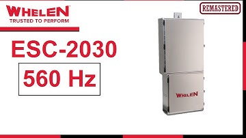 Whelen ESC-2030 (560 Hz) | All signals synth (Remastered)