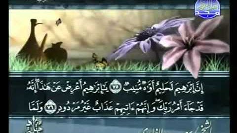 القرآن الكريم - الجزء الثاني عشر - تلاوة سعد الغامدي - 12