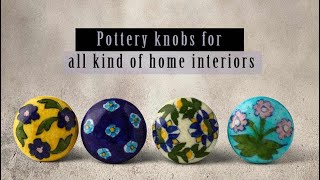 Celebrity Neerja Handmade Blue Pottery Knobs Installation Video Wealth