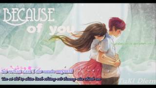 Because of you - by2 [ lyrics   vietsud ] ( My little princess ost )