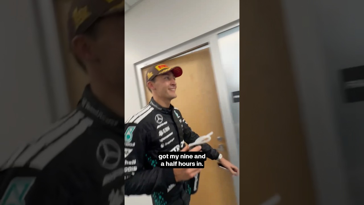 Встречаем Джорджа после его победы на Гран-при Канады! 🏆 