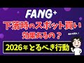【FANG⁺】下落時購入のリターンがすごい！一括・分割と比較シミュレーション