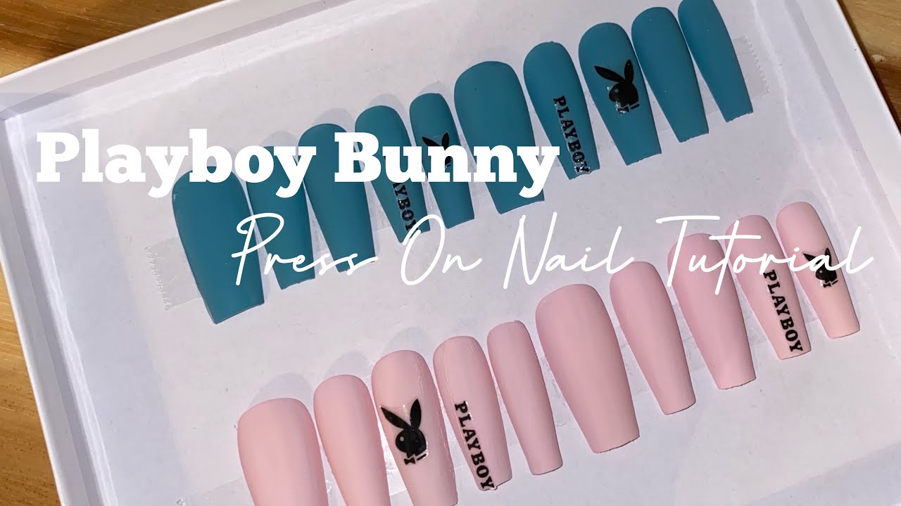 Playboy Bunny Press On Nail Tutorial Win Big Sports
