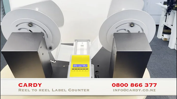 Reel to Reel Label Counter - Cardy  New Zealand