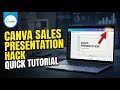 How to use Canva for Creating Sales Presentations - Quick Tutorial