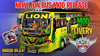 New Lion Bus Mod Tamil | Bus Simulator Indonesia | Lion Bus Livery In Bussid #lion #bus #mod #bussid screenshot 1