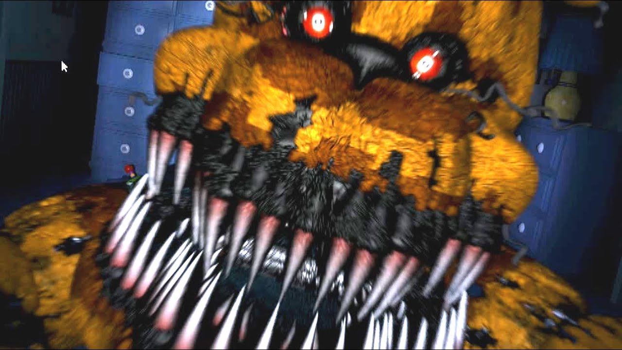 NIGHTMARE FREDBEAR IS EVIL! - FIVE NIGHTS AT FREDDY\u0026#39;S 4 [Night 5 ...