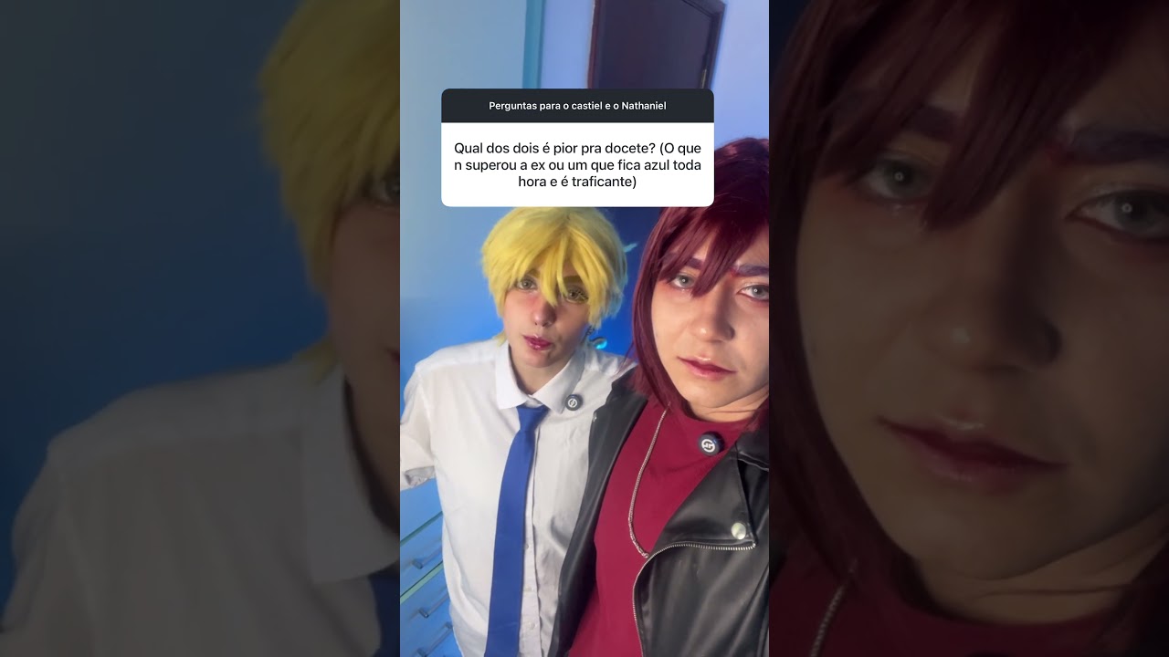 CASTIEL E NATHANIEL RESPONDEM!! #amordoce #cosplay @Nandalorenzine