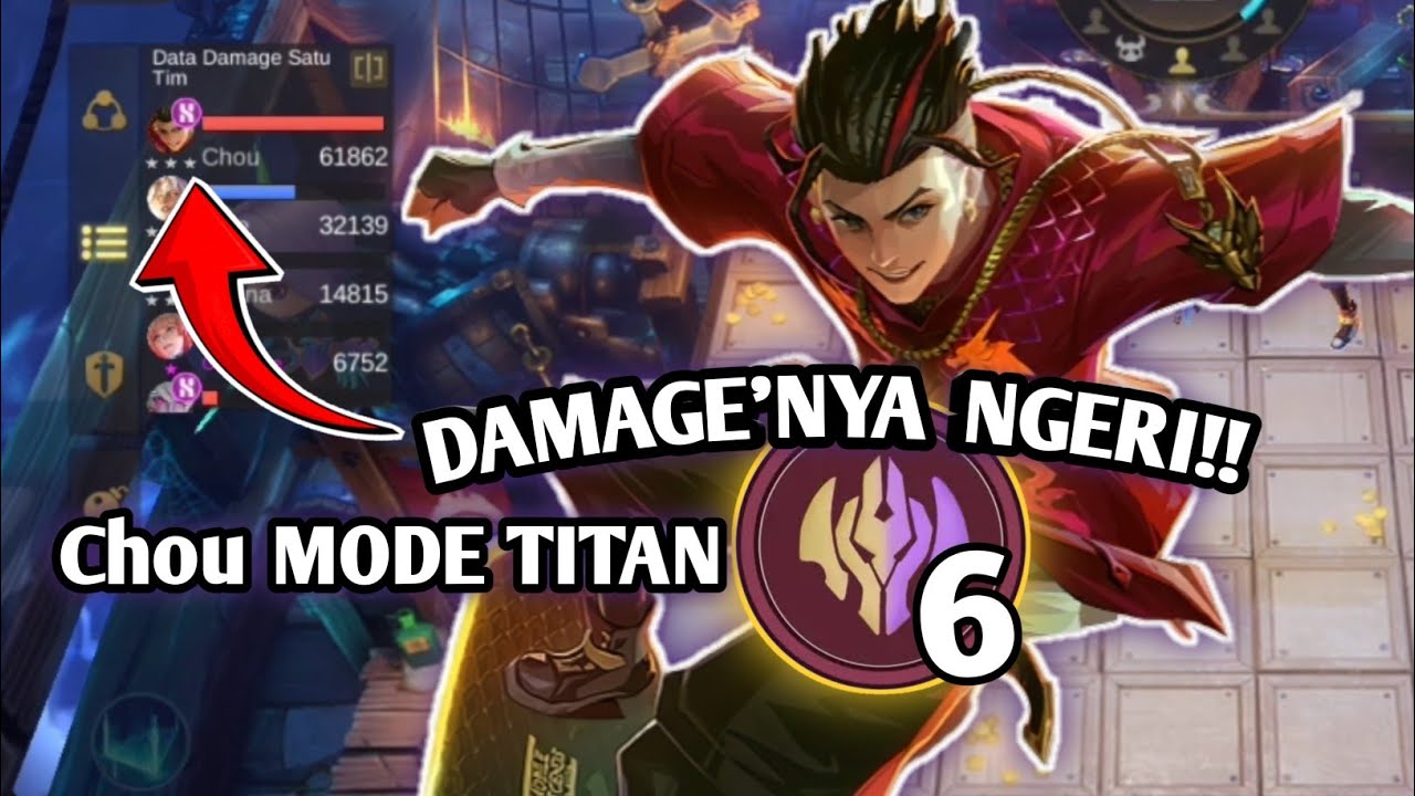 CHOU IMORTAL STUN TITAN MODE, SEKALI TENDANG MUSUH LANGSUNG HILANG!!