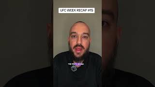 UFC WEEK RECAP 15! Lot of drama, retirement, UFC 327... #ufc #mma #ufc327 #jonjones