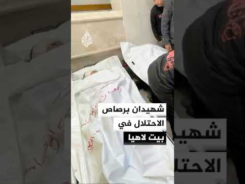 شهيدان برصاص الاحتلال في بيت لاهيا