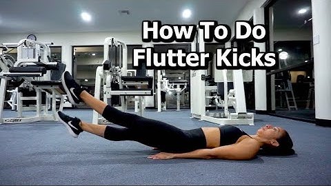 How To Do Flutter Kicks | Exercise Video Library | Exercise Tutorial