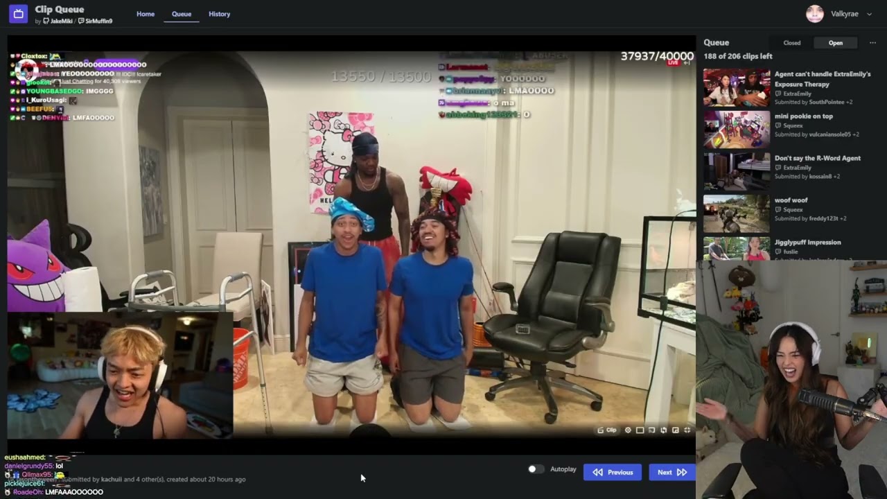 Valkyrae Reacts To Jason Watching YourRage Spank Arky and Yugi