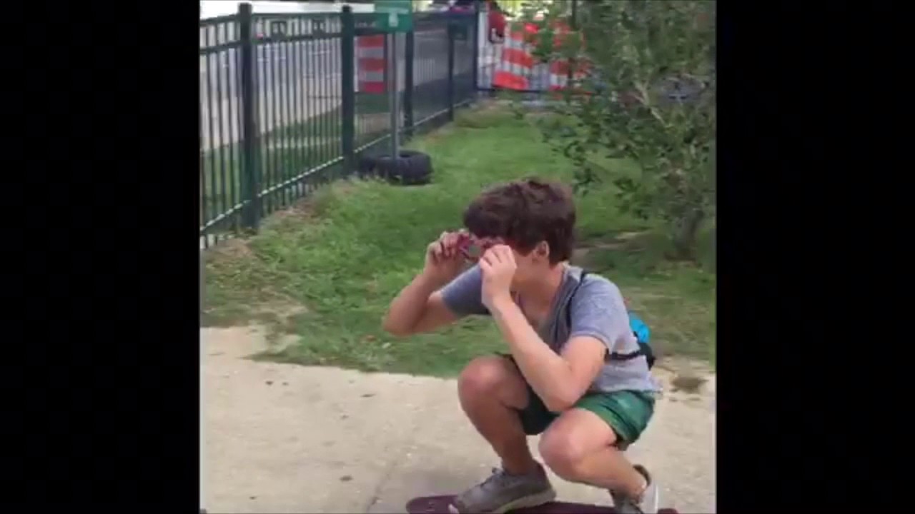 video phone beyonce mp3 Teen on Skateboard Crashes into Fence