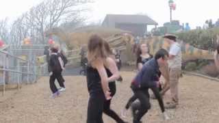 Restricted Area 5 Grand Opening Blackgang Chine IOW - Flash Mob