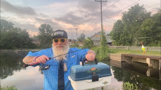 Fishing  for crappie,bluegills and perch