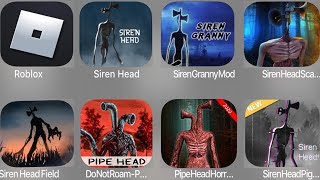 Roblox,Siren Head,Siren Granny Mod,Siren Head Scary,Siren Head Field,Pipe Head Horror